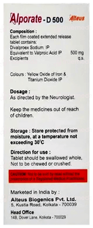 Alporate D 500 Tablet 15