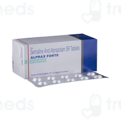 Alprax Forte 0.5/50 MG Tablet 10