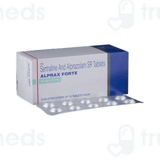 Alprax Forte 0.5/50 MG Tablet 10