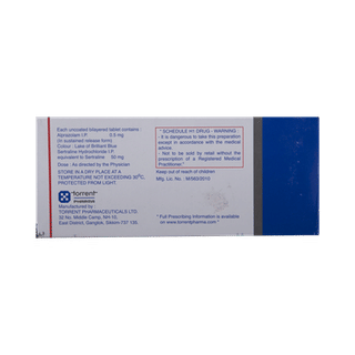 Alprax Forte 0.5/50 MG Tablet 10