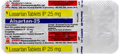 Alsartan 25 Tablet 10