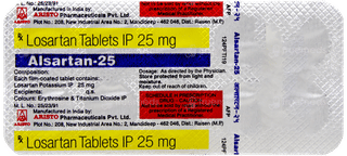 Alsartan 25 Tablet 10