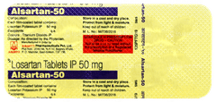 Alsartan 50 Tablet 10 Alsartan 50 Tablet 10