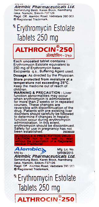 Althrocin 250 Tablet 10