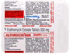 Althrocin 500 Tablet 10 Althrocin 500 Tablet 10