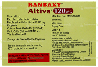 Altiva 120mg Tablet 10