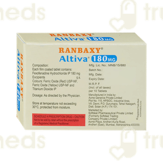 Altiva 180mg Tablet 10