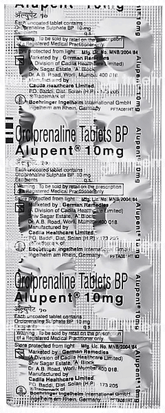 Alupent 10 MG Tablet 10