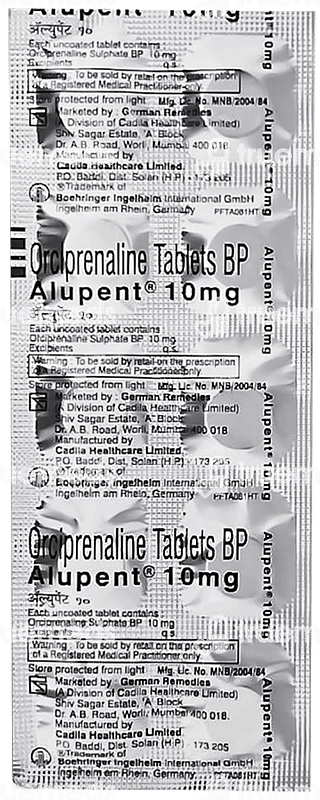 Alupent 10 MG Tablet 10