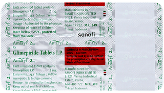 Amaryl 2mg Tablet 30