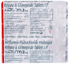 Amaryl M 2mg Tablet 15 Amaryl M 2mg Tablet 15