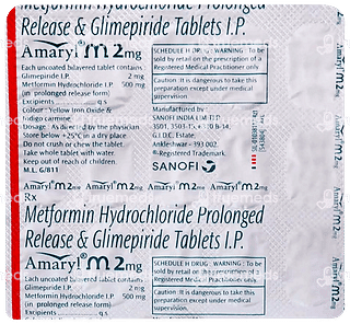 Amaryl M 2mg Tablet 15