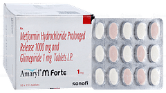 Amaryl M Forte 1mg Tablet 15