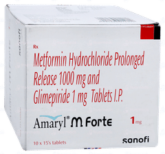 Amaryl M Forte 1mg Tablet 15 Amaryl M Forte 1mg Tablet 15