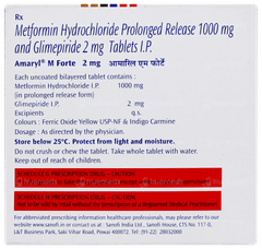Amaryl M Forte 2mg Tablet 15 Amaryl M Forte 2mg Tablet 15