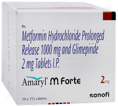 Amaryl M Forte 2mg Tablet 15 Amaryl M Forte 2mg Tablet 15