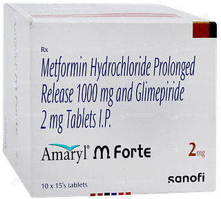 Amaryl M Forte 2mg Tablet 15