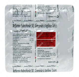 Amaryl Mv 1mg Tablet 15