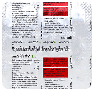 Amaryl Mv 1mg Tablet 15