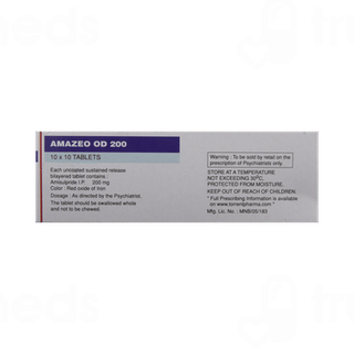 Amazeo Od 200 MG Tablet 10