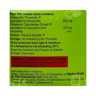 Amclaid 625 Tablet 10