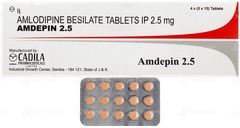 Amdepin 2.5 Tablet 15 Amdepin 2.5 Tablet 15