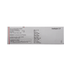 Amdepin 2.5 Tablet 15 Amdepin 2.5 Tablet 15