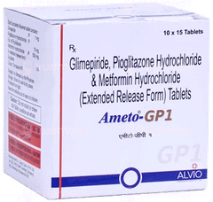 Ameto Gp 1 Tablet 15 Ameto Gp 1 Tablet 15