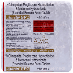 Ameto Gp 1 Tablet 15 Ameto Gp 1 Tablet 15