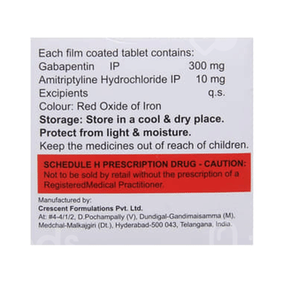 Amigatin 300/10 MG Tablet 10