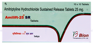 Amilift Sr 25 Mg Tablet 10