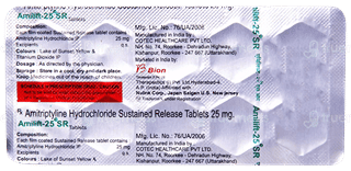 Amilift Sr 25 Mg Tablet 10