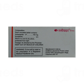 Amipride 100 MG Tablet 10