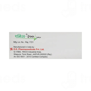 Amis 200 MG Tablet 10