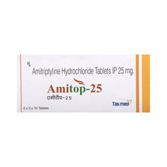 Amitop 25mg Tablet 10