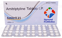 Amitril 25 Mg Tablet 10
