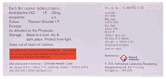 Amitril 25 Mg Tablet 10