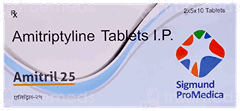 Amitril 25 Mg Tablet 10