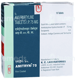 Amitryn 75 Mg Tablet 10