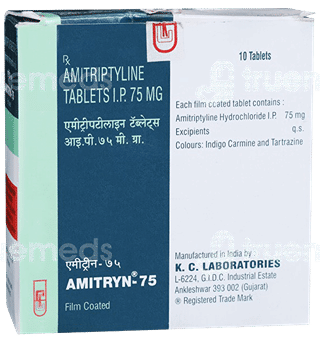 Amitryn 75 Mg Tablet 10