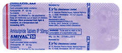 Amival 50 Mg Tablet 10