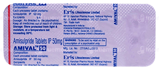 Amival 50 Mg Tablet 10