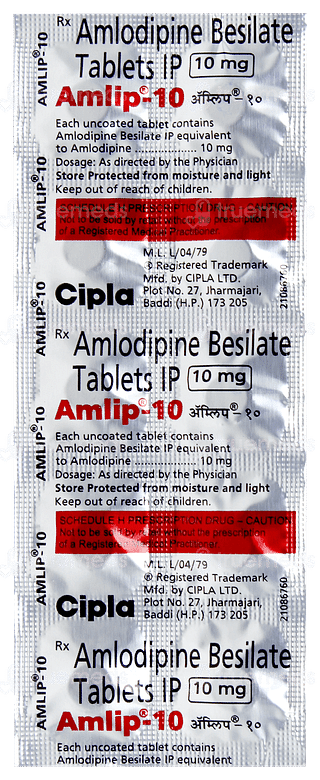 Amlip 10 Tablet 10