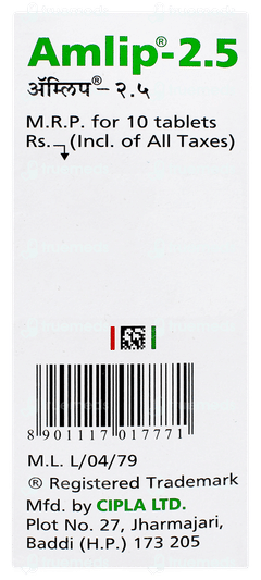 Amlip 2.5 Tablet 10