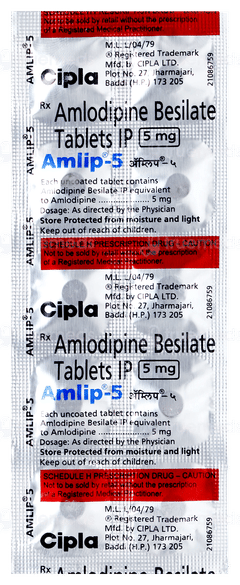 Amlip 5 Tablet 10