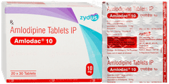 Amlodac 10 Tablet 30 Amlodac 10 Tablet 30