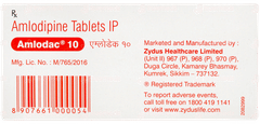 Amlodac 10 Tablet 30 Amlodac 10 Tablet 30