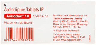 Amlodac 10 Tablet 30