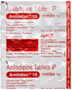 Amlodac 10 Tablet 30 Amlodac 10 Tablet 30