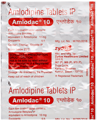Amlodac 10 Tablet 30